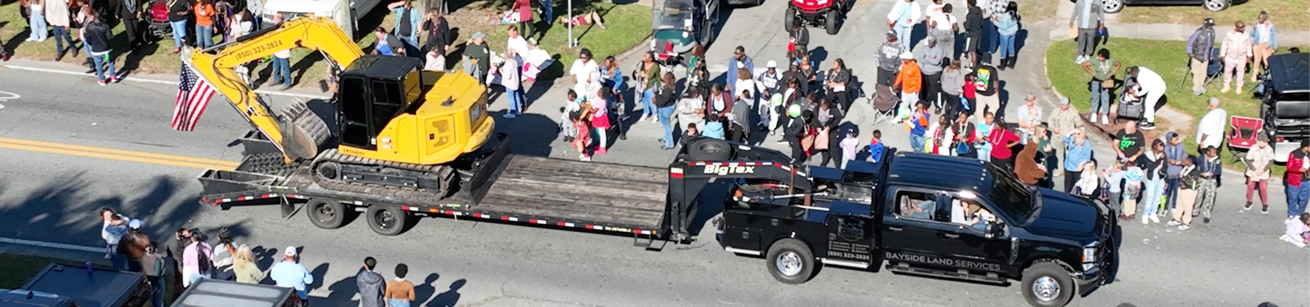 Bayside Land Services in the Florida Seafood Festival in Apalachicola